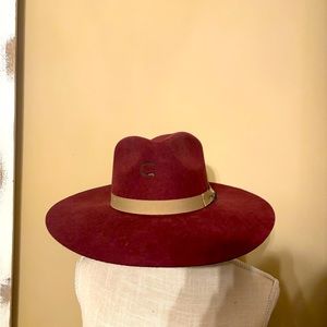 Gorgeous Burgundy Charlie Horse size Small hat